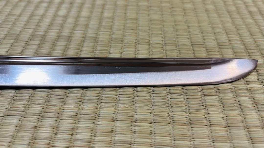 模造刀 陸奥守吉行拵え 龍目貫 龍透かし鍔 鐺付き 樋入り刀身 251020-2