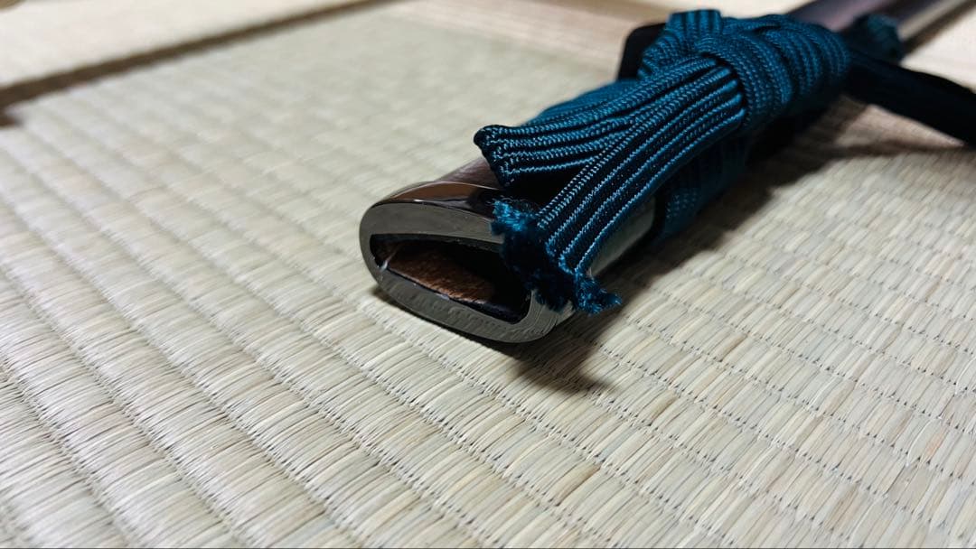 模造刀 陸奥守吉行拵え 龍目貫 龍透かし鍔 鐺付き 樋入り刀身 251020-2