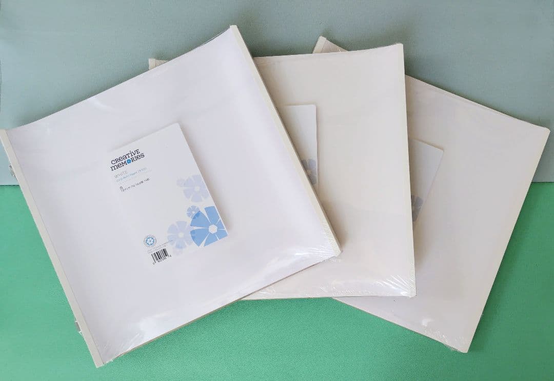 クリエイティブメモリーズ 12インチ白アルバム台紙3セット