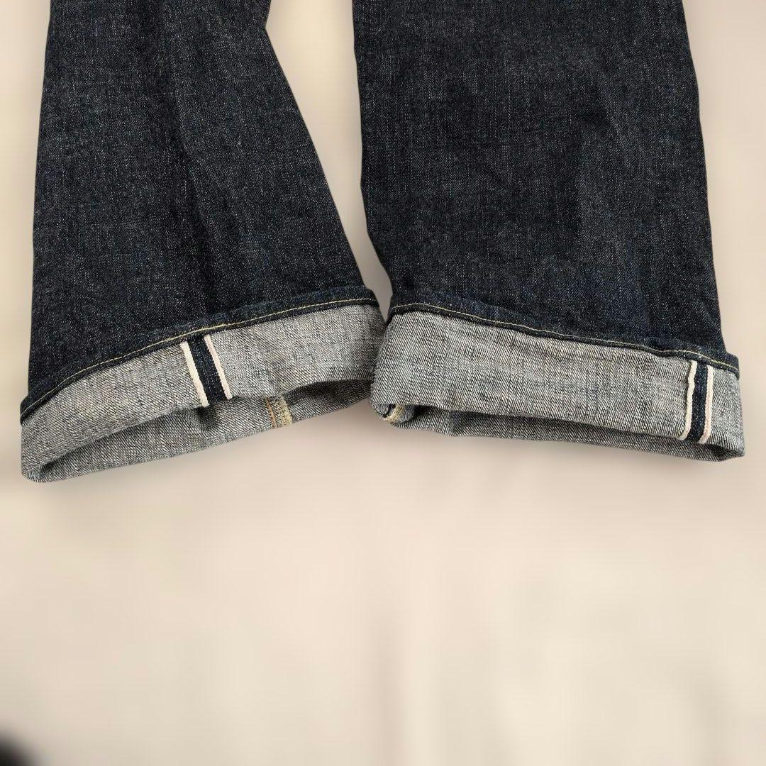 鬼デニム ONIDENIM セルビッジ 濃紺 日本製　W34