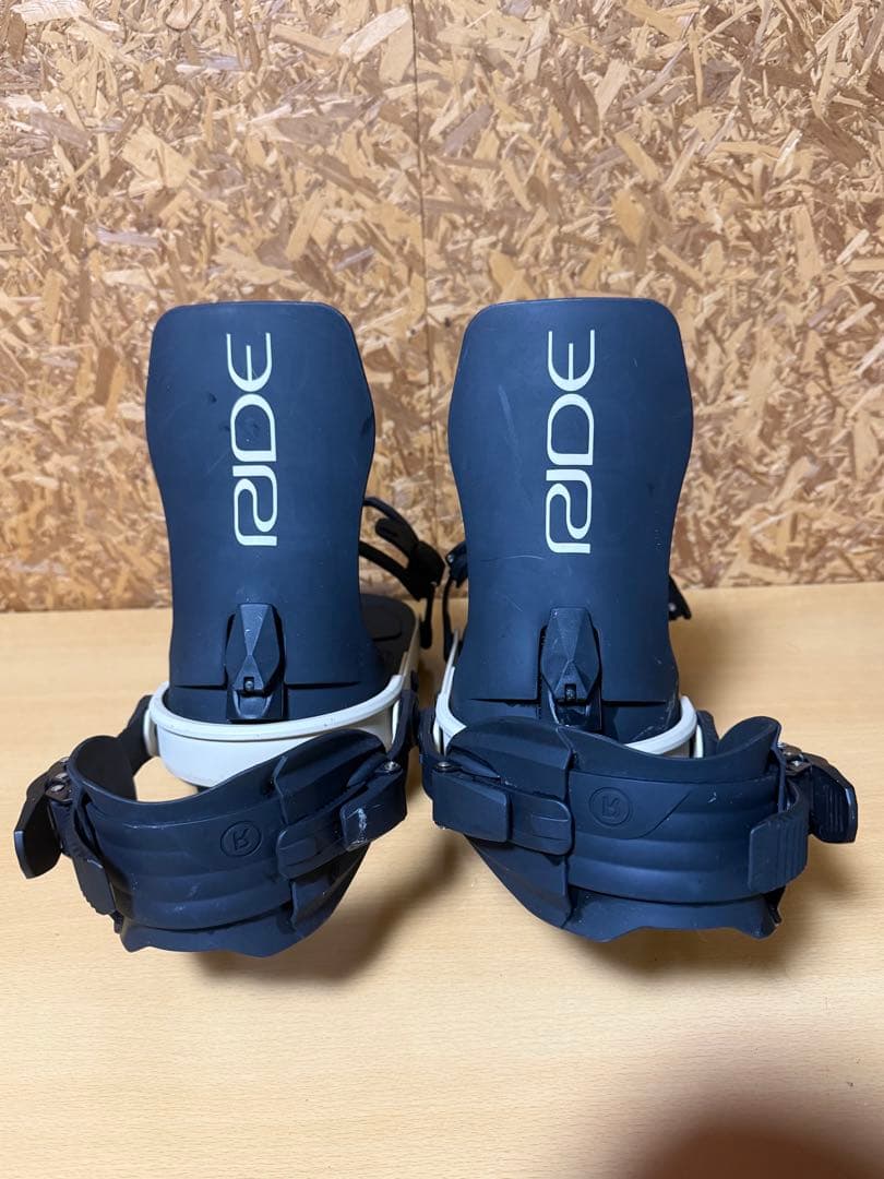 RIDE A-6 M スノーボードビンディング ブラック/ホワイト
