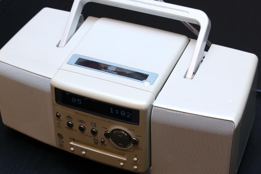 KENWOOD MDX-L1 CD/MD/TUNER コンポ ラジカセ 美品　白