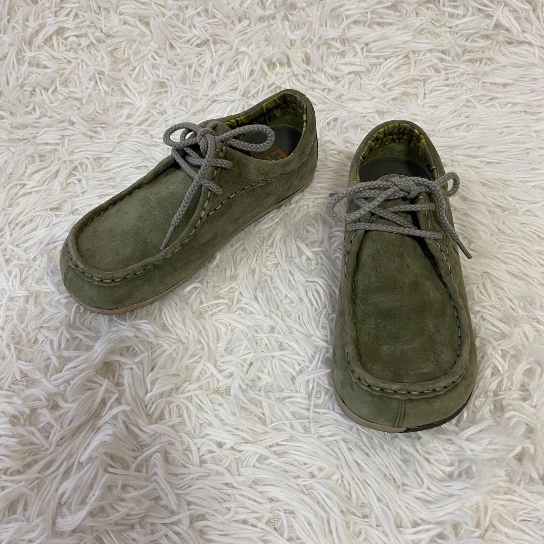 美品✨MERRELL メレル Mootopia lowモカシン 緑 23.5