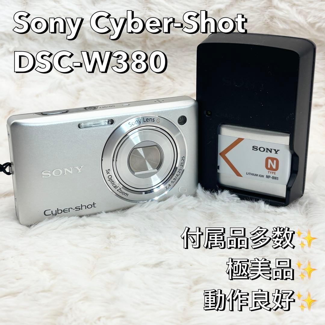 付属品多数✨ Sony Cybe-Shot DSC-W380 シルバー
