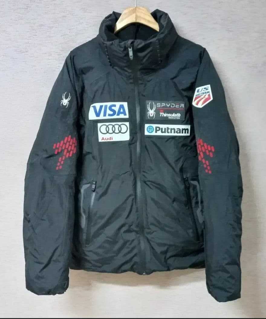 程度良好 SPYDER スパイダー U.S.SKI TEAM ダウンジャケット