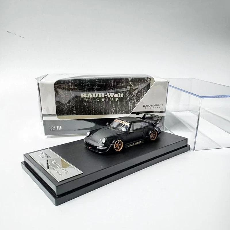 合金ポルシェ 964(RWB) マットブラック