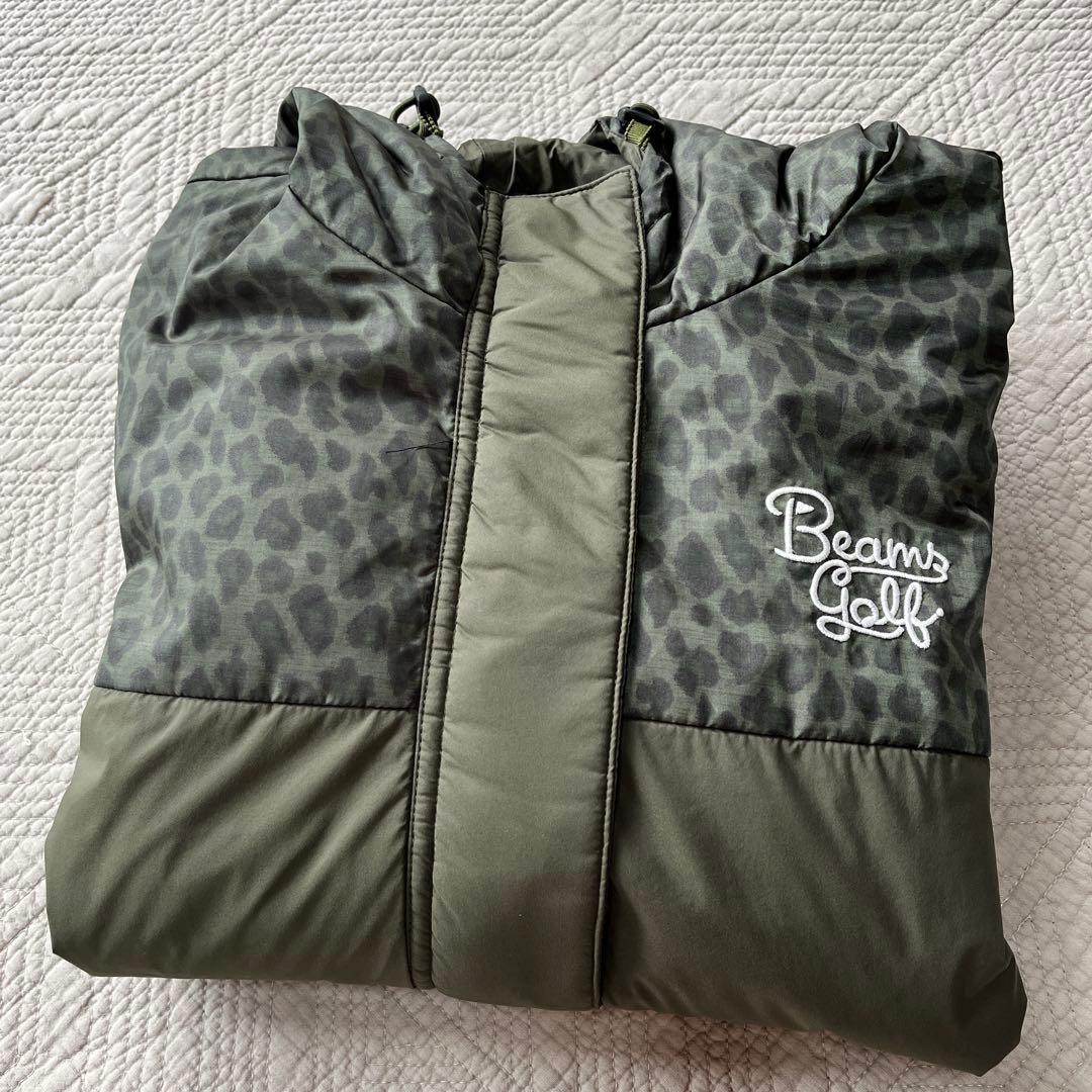 BEAMS GOLF レオパード 中綿ブルゾン