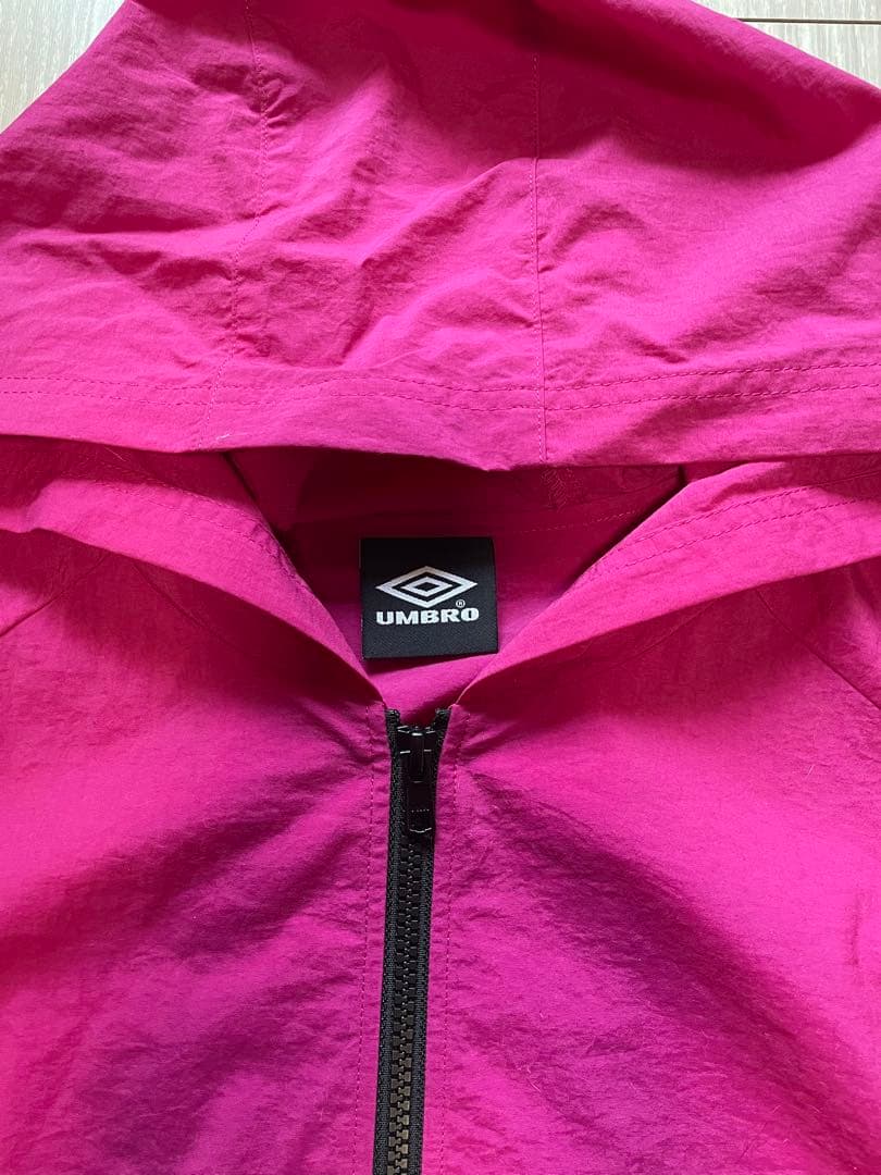 【人気再燃】UMBRO アンブロ ハーフジップ アノラックパーカー ピンク S