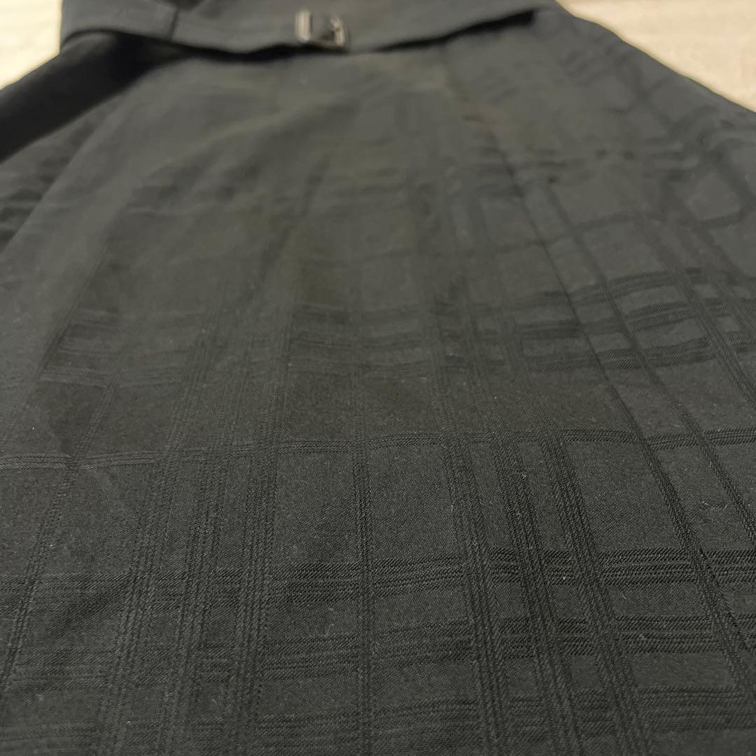 【美品】BURBERRYLONDONシャドーチェックワンピースワンピース 黒38