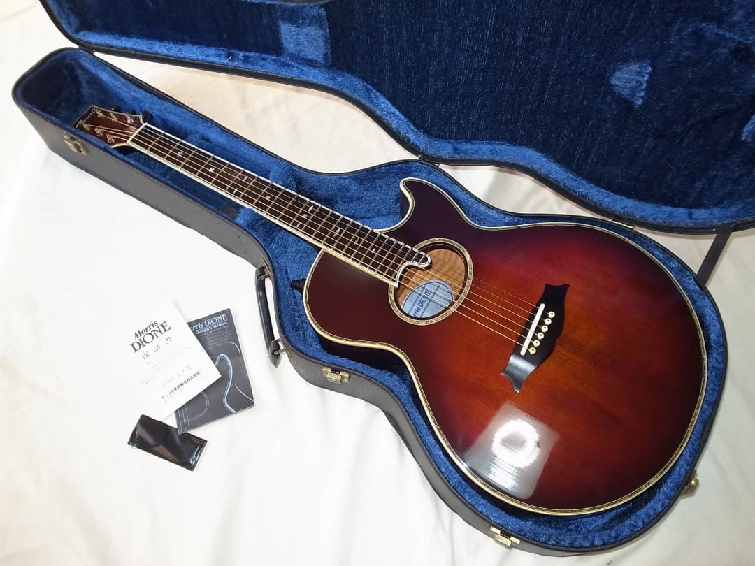 超レア　’83日本製MORRIS Dione DN-80D アーチトップエレアコ