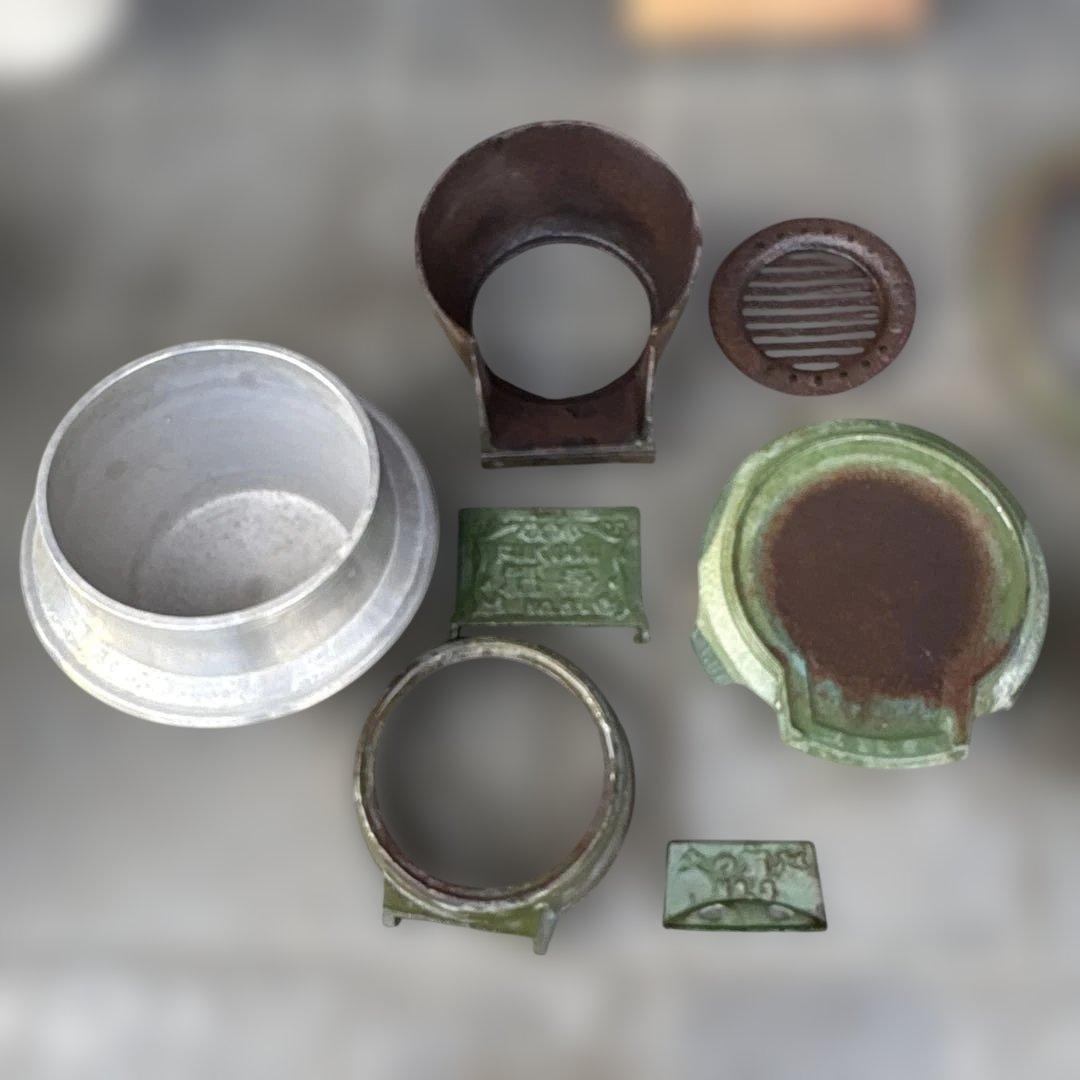 餅つき　福寿 カマド ＦＵＫＵＪＵ No3 鉄 かまど 釜戸 鋳物 釜