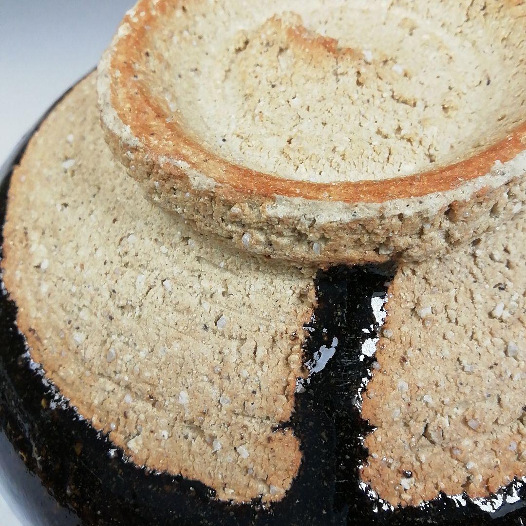 Ｗ２０１　茶碗　『黒茶碗』『牧勇吉 作』　共箱　抹茶碗　茶道具