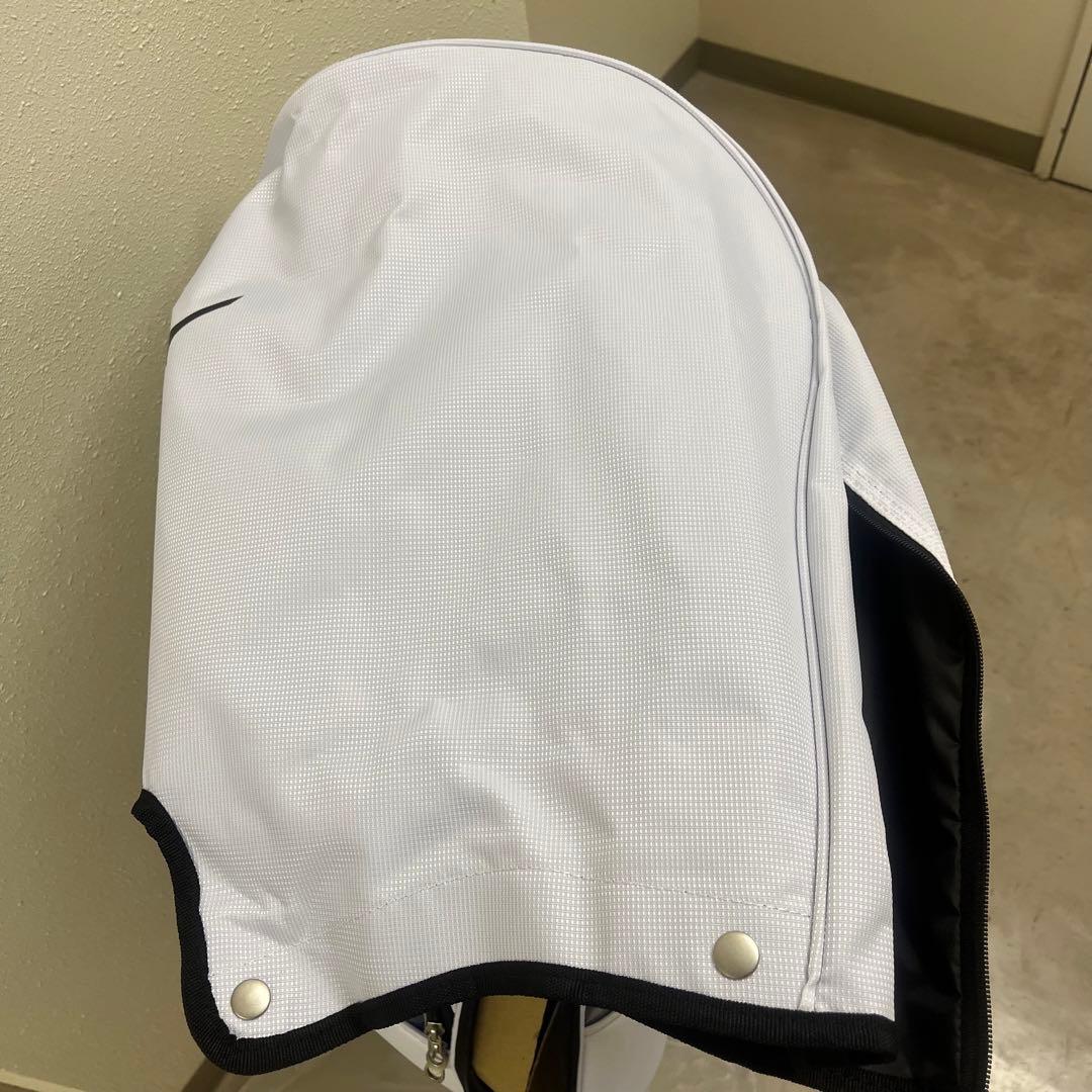 新品Mizuno ゴルフキャディバッグ 9.5型 ホワイト/ブルー