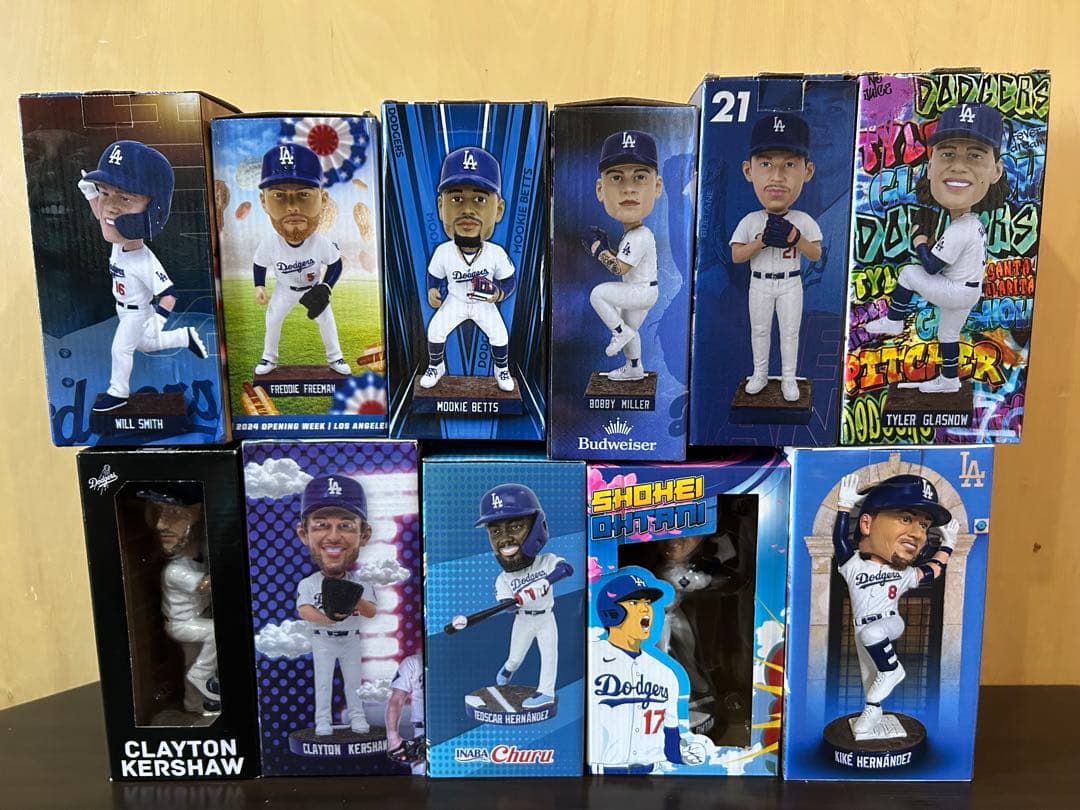 ドジャース 球場配布ボブルヘッド 11点まとめ売り