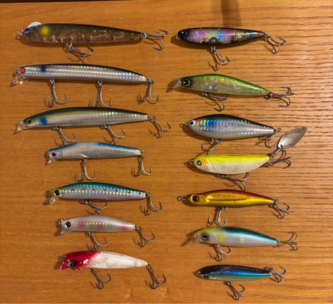 シーバスルアー 14個セット　まとめ売り　 ケース付き