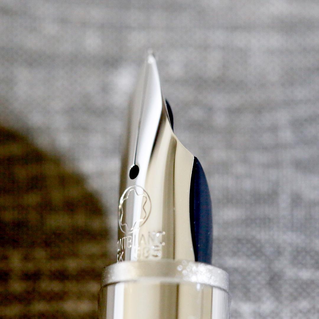 【極美品 送料込み】モンブラン 万年筆 スターウォーカー メタルドゥエ