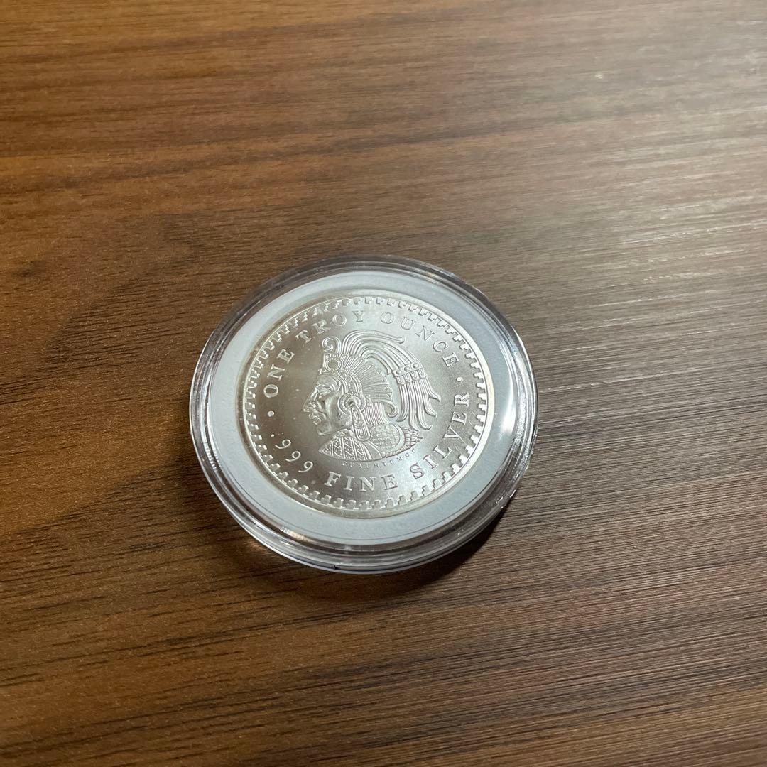 アメリカ「アステカ暦」純銀 1オンス銀貨 メダル