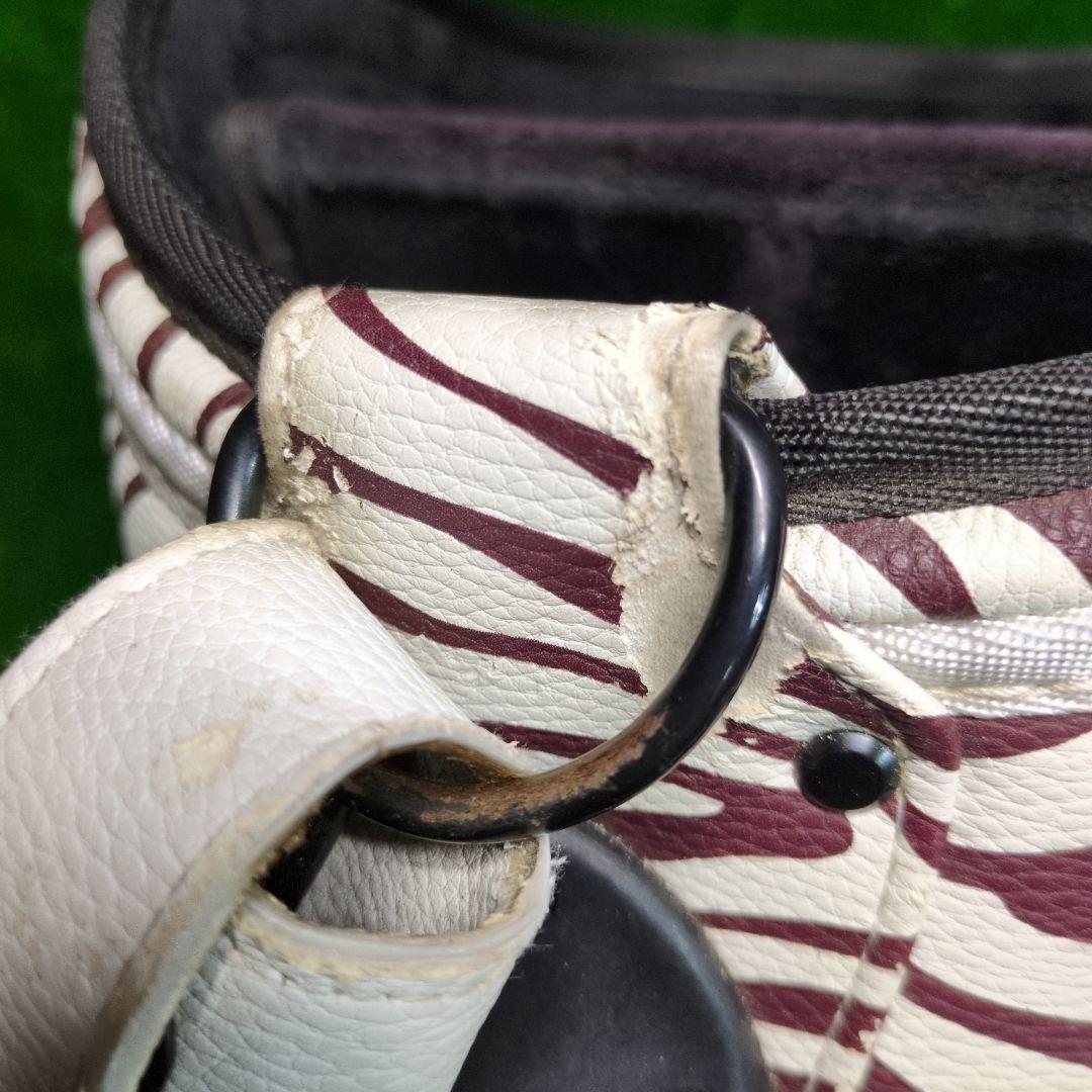 ゼブラ柄 ゴルフキャディバッグ OAKLEY