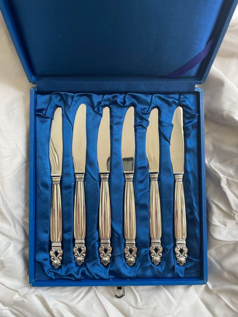 ジョージ・ジェンセン Acorn テーブルナイフ6本　箱あり