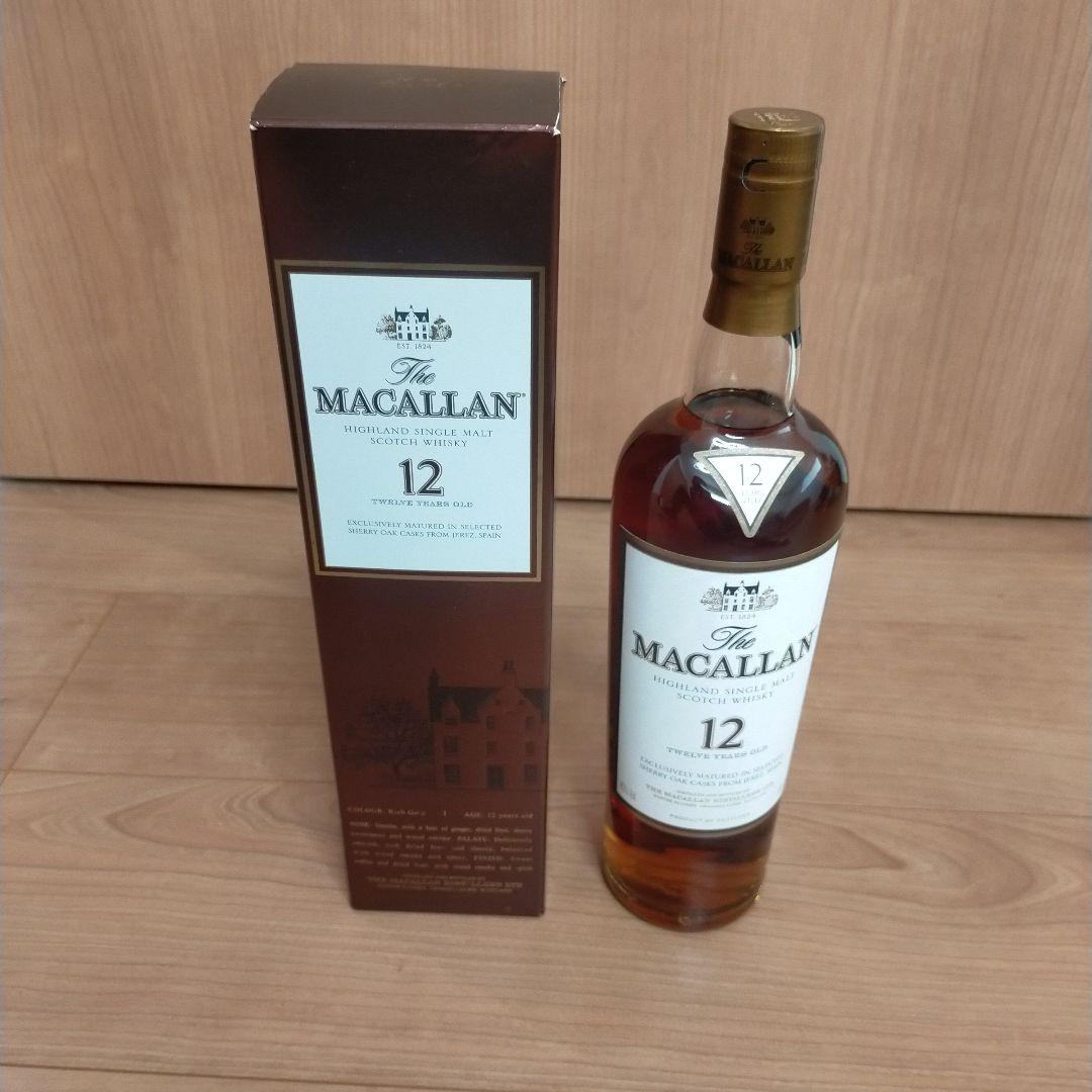 未開封★The Macallan 12 モルト ウイスキー マッカラン 700