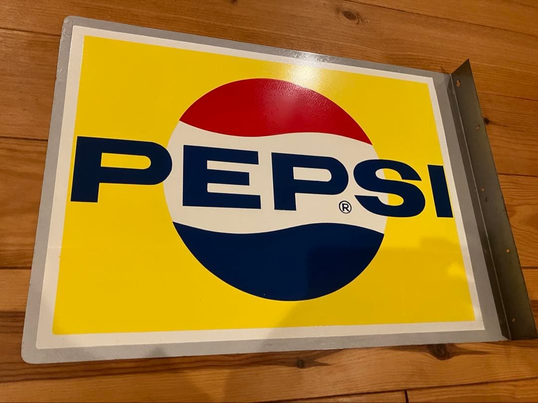 ペプシ 看板 昭和レトロ 美品　①