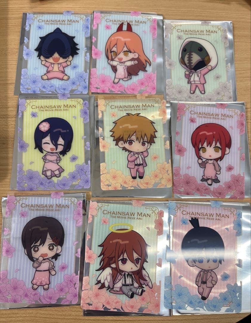 特典 非売品 クリアカード 全9枚 劇場版チェンソーマンレゼ篇 プリンスホテル