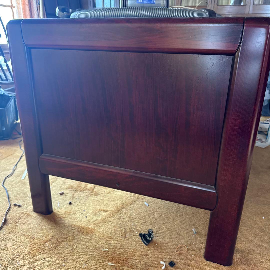 う*ー様 希少 オールドカリモク 両袖デスクセット 書斎デスク　アンティーク　文