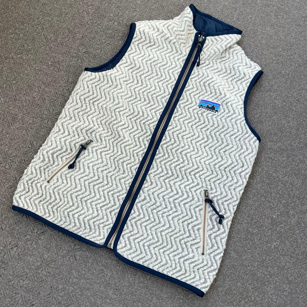 激レア パタゴニア patagonia ウーリー リバーシブル ベスト M