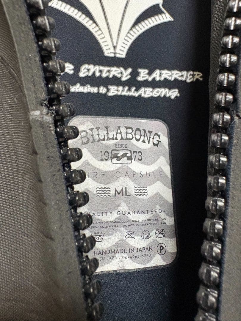 BILABONG(ビラボン) 5×3mm セミドライ レディースMLサイズ