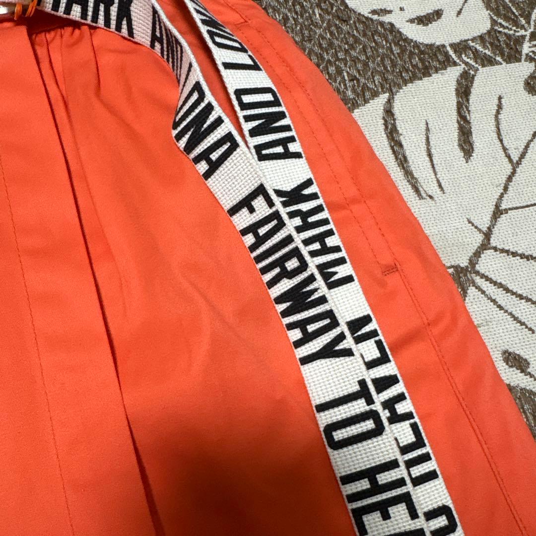 MARK&LONA(マーク&ロナ)ベルト付きストレッチキュロットスカート　新品