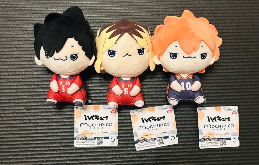 【即日発送】ハイキュー　もちぴこ　ぬいぐるみ　表情エラー