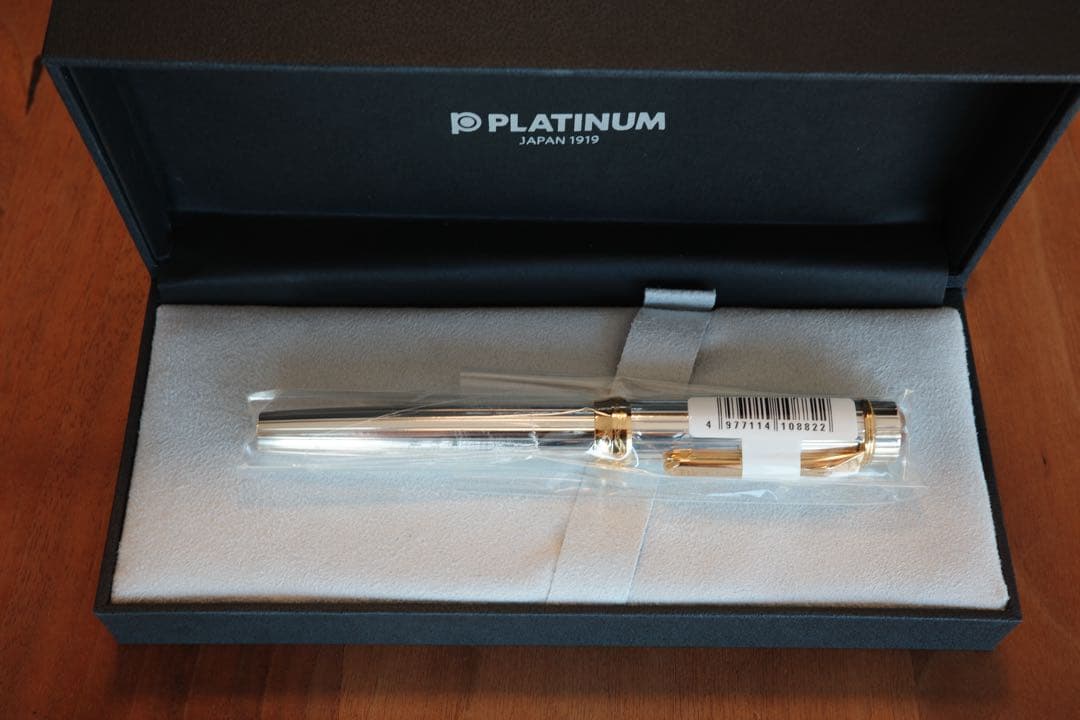 Platinum プラチナ万年筆 銀無垢 PTS-5000 新品 太字