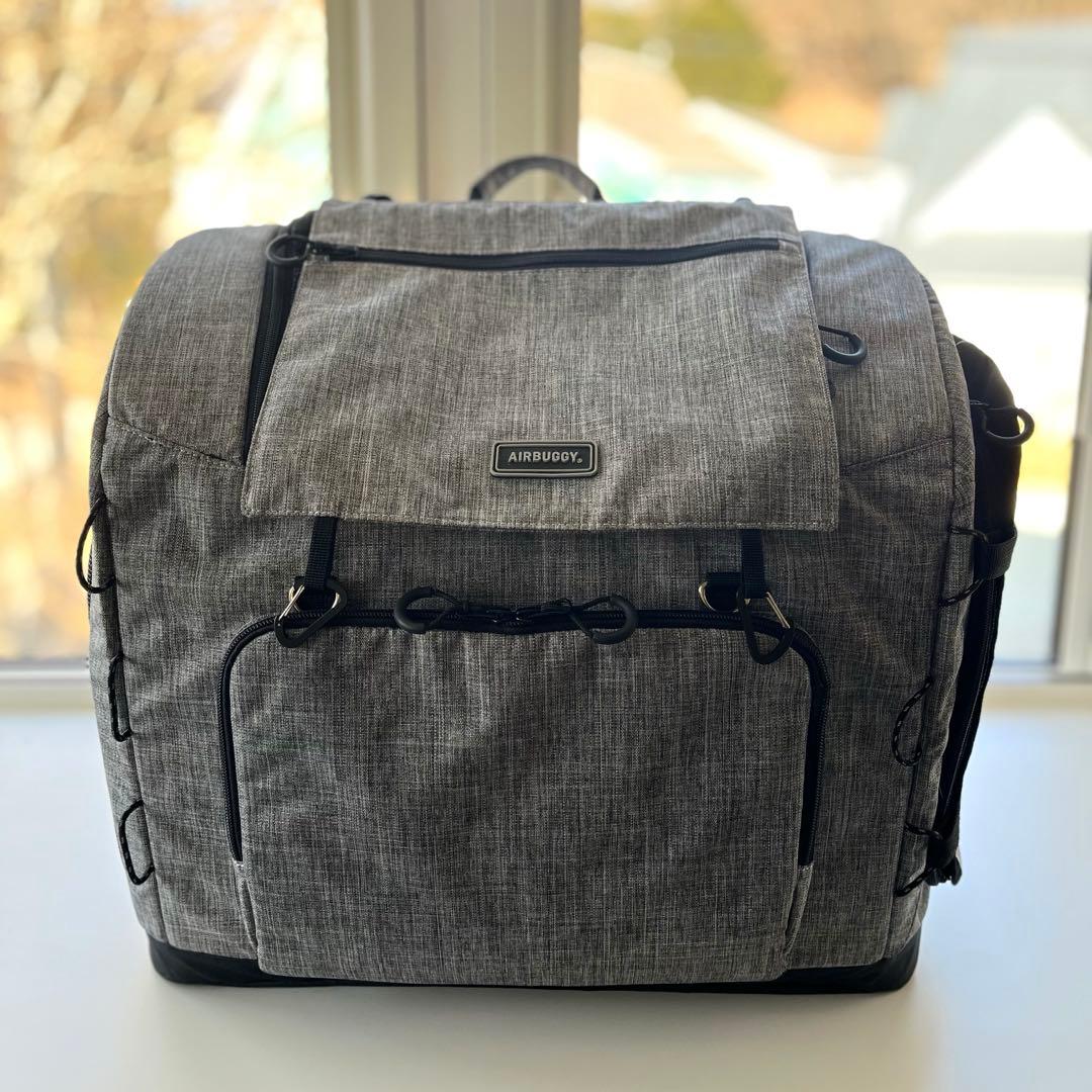 【Air Buggy】エアバギー バックパックキャリー　ワイド　リュック　グレー