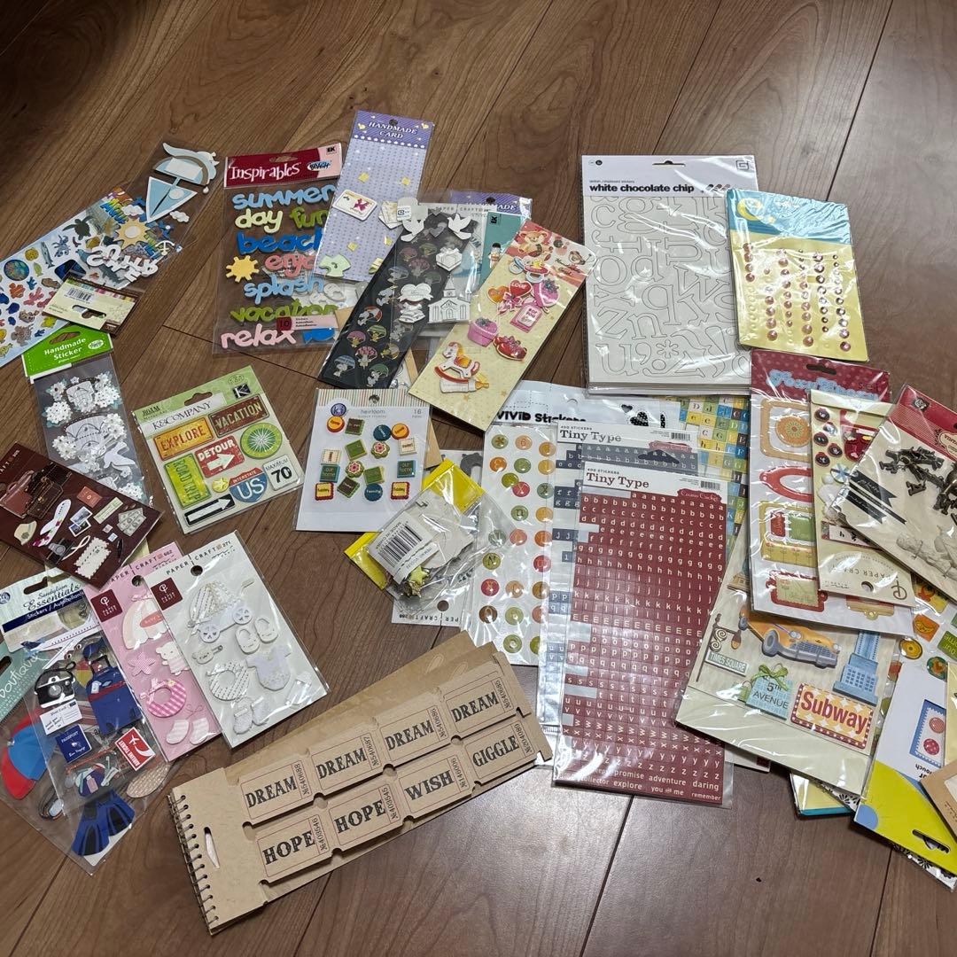 スクラップブッキング素材大量セット
