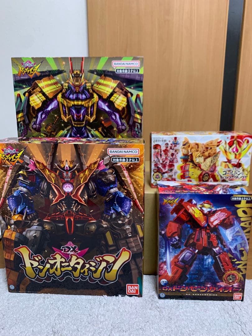 新品未開封　暴太郎戦隊ドンブラザーズ DXドンオニタイジン他　4体セット