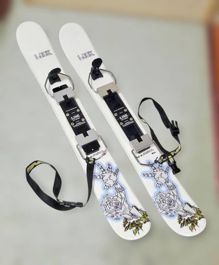 週末値下中　LINE　FIVE-O アルミビンディング　ショートスキー　90cm