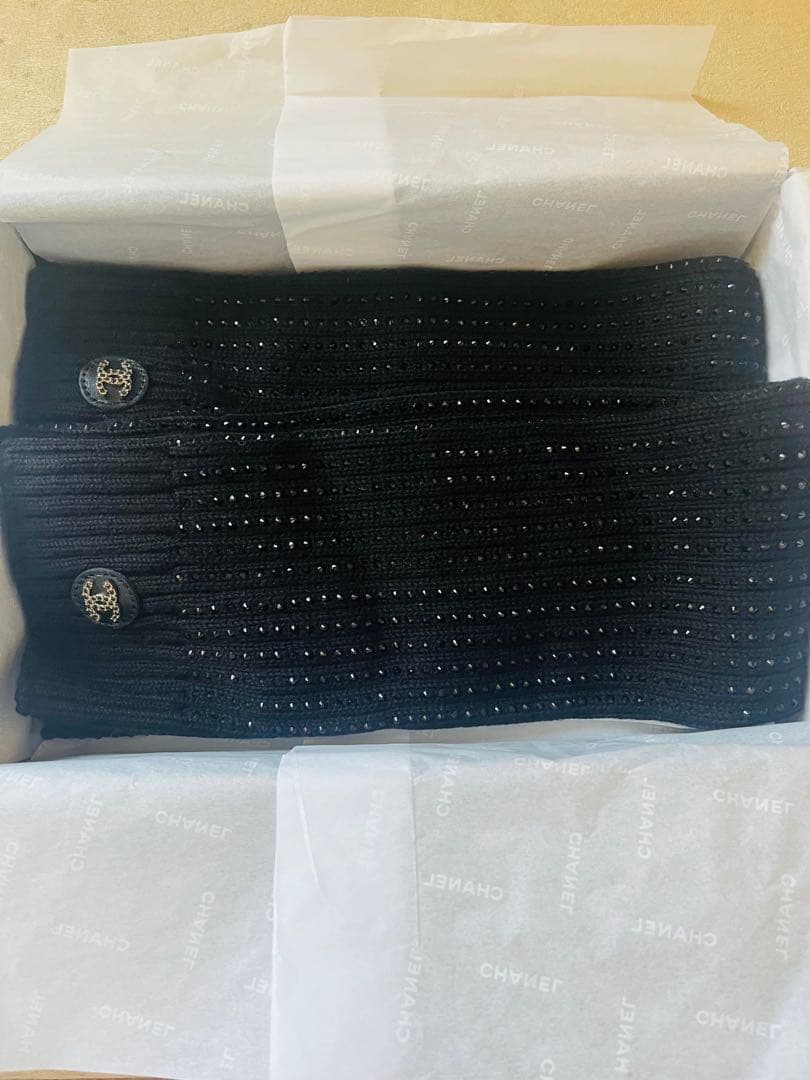 CHANEL シャネル　24C ゲートル　レッグウォーマー　ブラック　レア