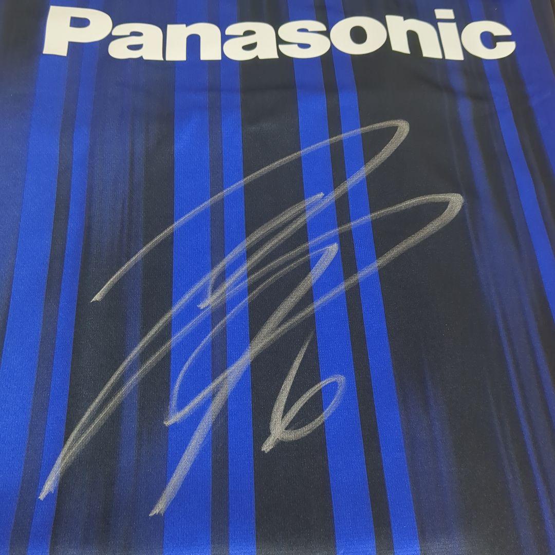 新品　ガンバ大阪　襟付きhummel サッカーユニフォーム 黒川圭介サイン入り