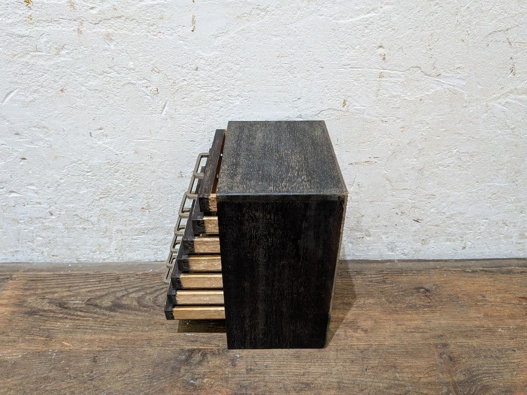 1113 ビンテージ　収納7杯　小引き出し　小物入れ　工業系　ケース　レトロ