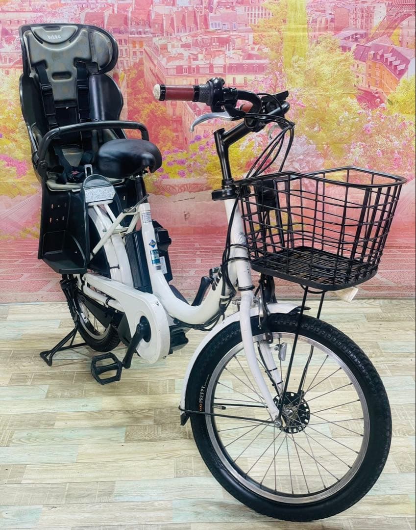 ZK3354 電動自転車 ブリヂストン ビッケ 子供乗せ 20インチ 送料無料