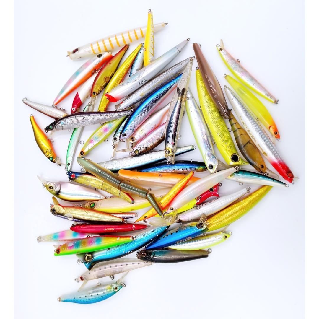 【レア】シーバス用中古ルアー引退　５０点セット　まとめ売り！早い者勝ち