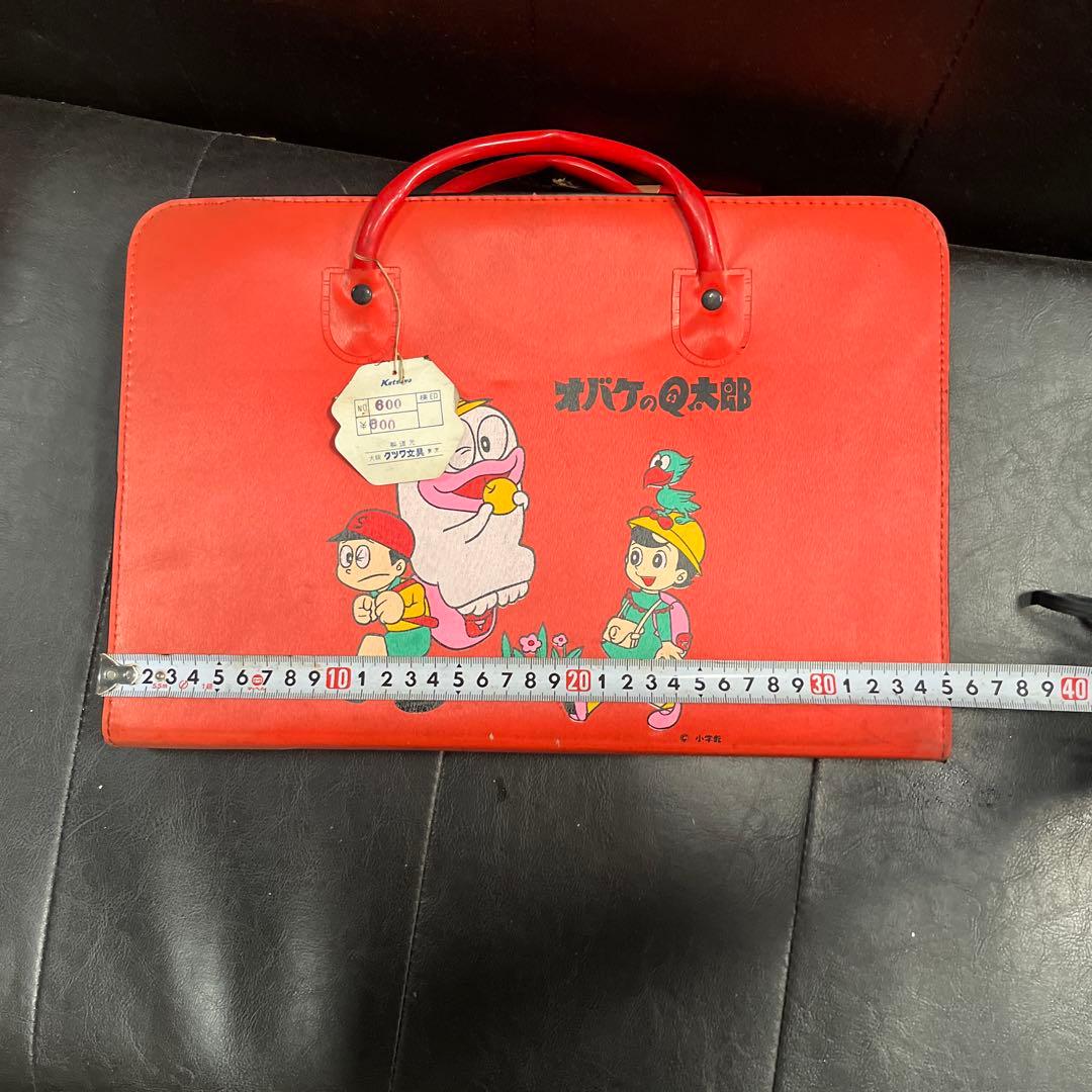 昭和レトロ　デッドストック　オバQ キャラクター バッグ