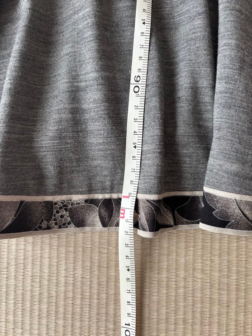 LEONARD ストレッチワンピース/グレー 38