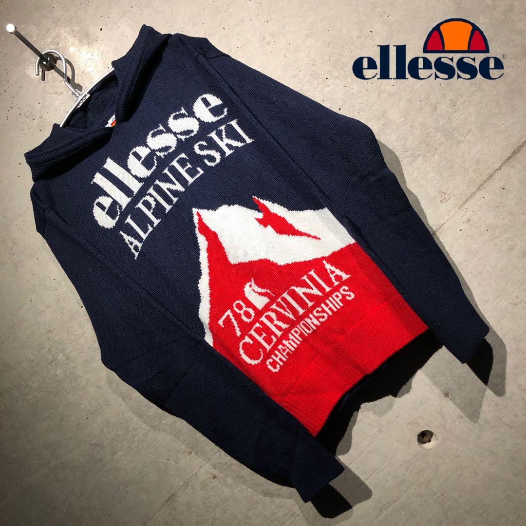 入手困難 ellesse PENGUIN ニットフーディー