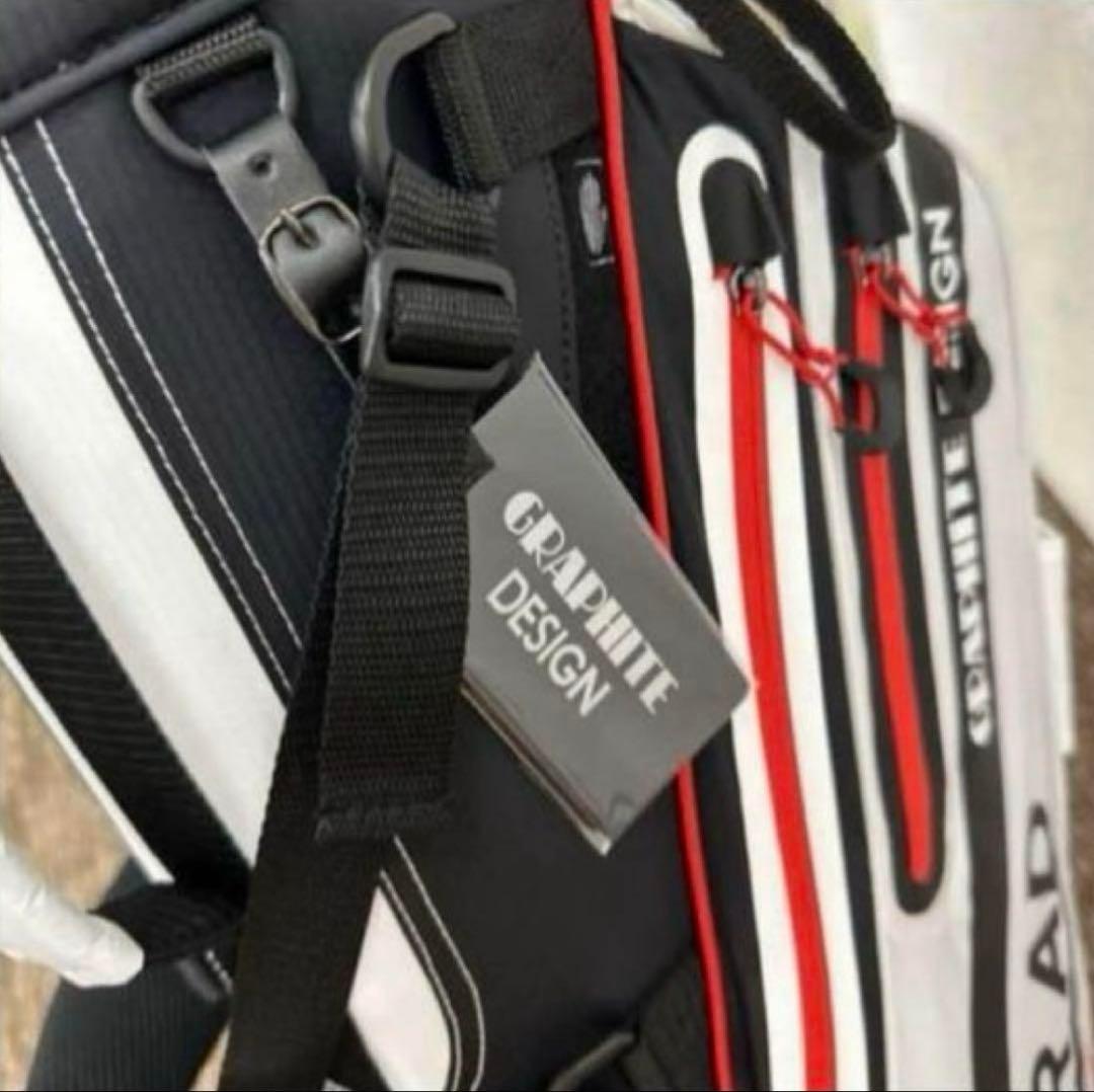 グラファイトデザイン　キャディーバック　白　2023年モデル