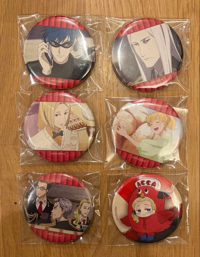 ACCA13区監察課　缶バッジ　まとめ売り