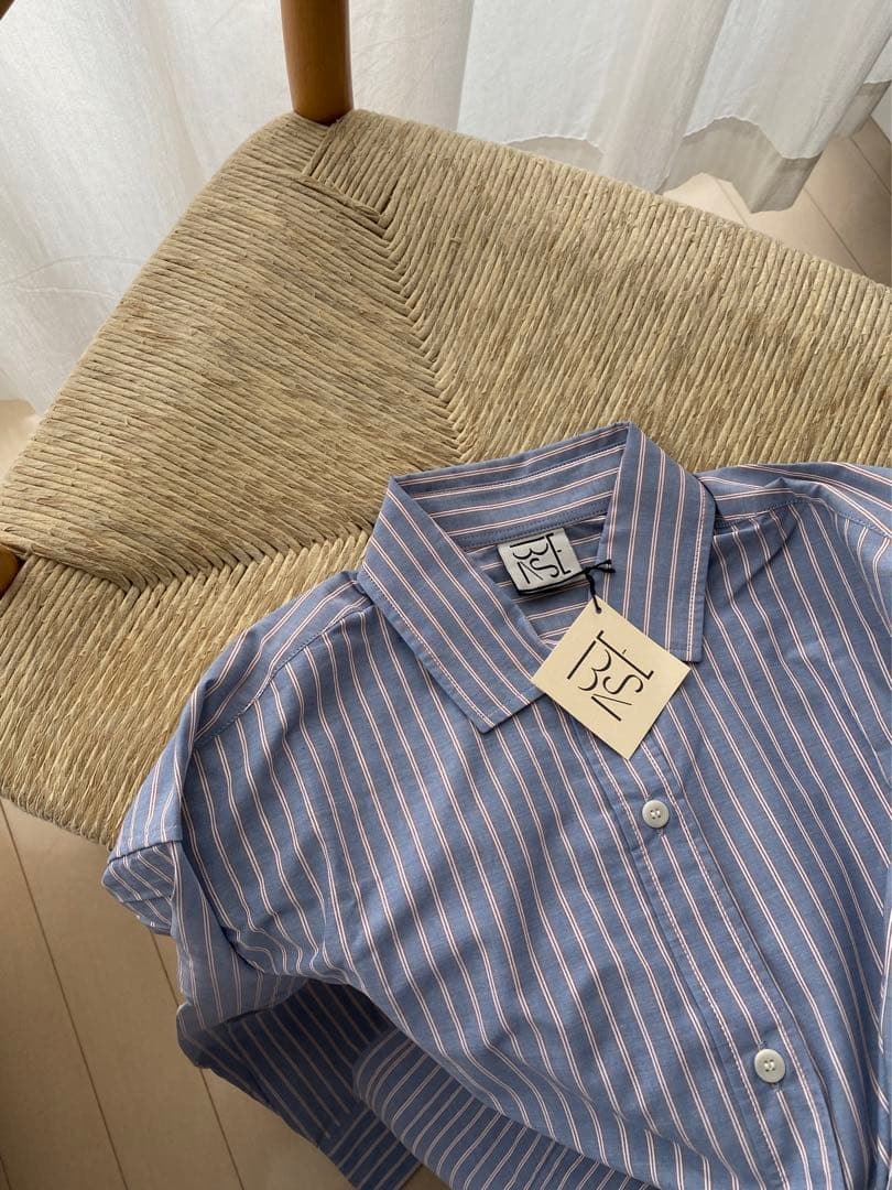 トップス baserange stripe shirt