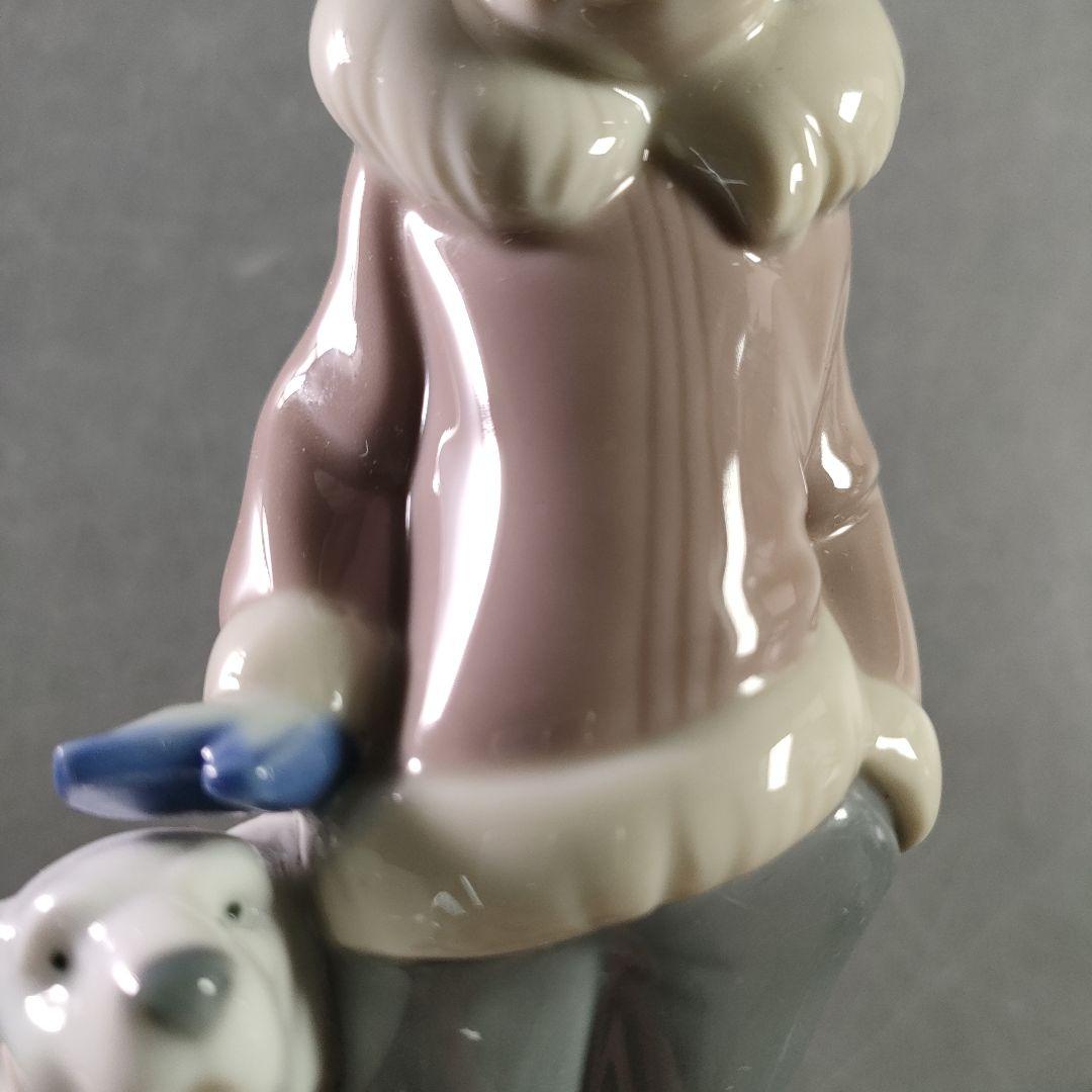 A883-9/LLADRO/リヤドロ/小熊とエスキモーの少年/フィギュリン/