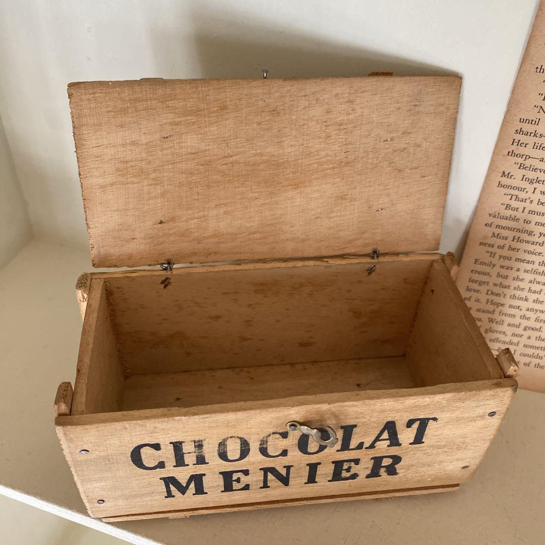 ショコラムニエ　ドール雑貨　木箱　フランスアンティーク