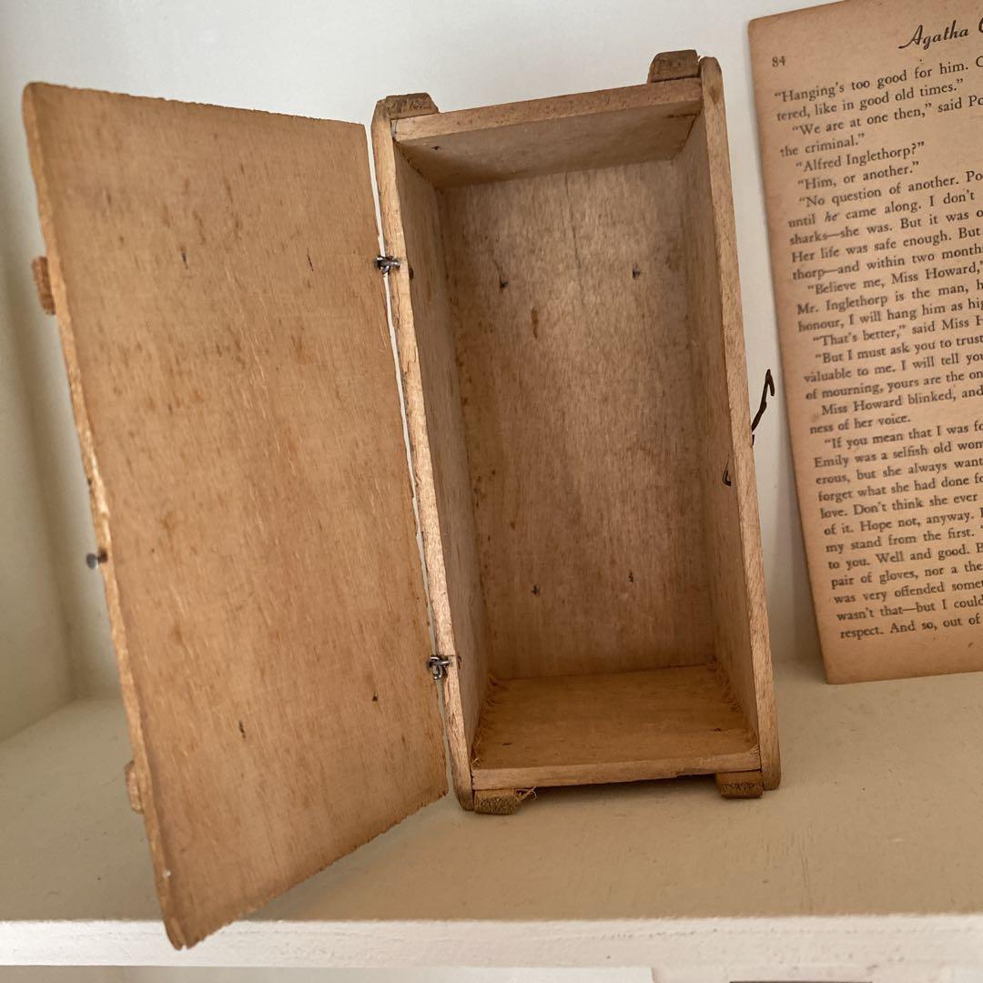 ショコラムニエ　ドール雑貨　木箱　フランスアンティーク